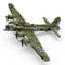 Sluban B1367 Model Kit 1:44 B17 Flying Fortress Heavy Bomber WWII USAAF Army Air Force Military Building Blocks DIY Set Toy