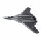 Sluban B1587 Model Kit 1:44 J50 Stealth Fighter Jet Plane - Military Air Force Building Blocks DIY Set Toy