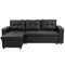 Sarantino L-Shaped Corner Sofa Chaise Lounge Grey Linen Modular
