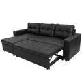 Sarantino L-Shaped Corner Sofa Chaise Lounge Grey Linen Modular