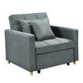 Sarantino Suri 3-in-1 Convertible Sofa Chair Bed Airforce Blue