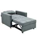 Sarantino Suri 3-in-1 Convertible Sofa Chair Bed Airforce Blue