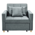 Sarantino Suri 3-in-1 Convertible Sofa Chair Bed Airforce Blue