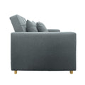 Sarantino Suri 3-in-1 Convertible Sofa Chair Bed Airforce Blue