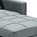 Sarantino Suri 3-in-1 Convertible Sofa Chair Bed Airforce Blue