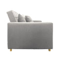 Sarantino Suri 3-in-1 Sofa Chair Bed Lounger Light Grey