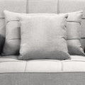 Sarantino Suri 3-in-1 Sofa Chair Bed Lounger Light Grey