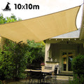 Wallaroo 10x10m Square Shade Sail Sand