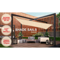 Wallaroo Rectangular Shade Sail Sand: 3m x 4m