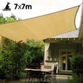 Wallaroo Shade Sail 7m x 7m Rectangular Sand