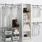 Delta Children 24pc Nursery Storage Set Cool Grey