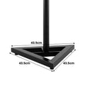 Karrera Floor Speaker Stand Adjustable Black Surround Sound