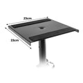 Karrera Floor Speaker Stand Adjustable Black Surround Sound
