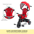 Veebee Explorer 3-Stage Kids Trike Red Canopy