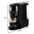 Pronti Breakfast Set Coffee Machine Toaster Kettle Silver