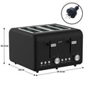 Pronti Breakfast Set Coffee Machine Toaster Kettle Silver