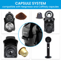 Pronti Breakfast Set Coffee Machine Toaster Kettle Silver