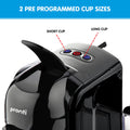 Pronti Breakfast Set Coffee Machine Toaster Kettle Silver