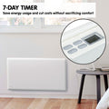 Nobo 2000W T2-NTL4T20 Electric Panel Heater with Timer Tilt Switch Silent Operation & Allergy-Free - Refurbished