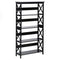 Sarantino Daphne 5-Tier Bookshelf Cross Panel