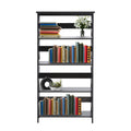 Sarantino Daphne 5-Tier Bookshelf Cross Panel
