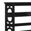 Sarantino Laurel 3-Tier Bookshelf Black Display Rack