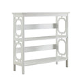 Sarantino Laurel 3-Tier Bookshelf White Display Rack
