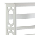 Sarantino Laurel 3-Tier Bookshelf White Display Rack
