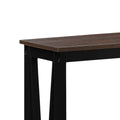 Sarantino Cielo 2-Tier Console Table Dark Walnut