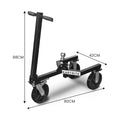 Kartrite Trailer Dolly 1500kg 2in Hitch Ball 8in Swivel Wheels