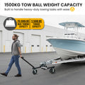 Kartrite Trailer Dolly 1500kg 2in Hitch Ball 8in Swivel Wheels