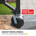Kartrite Trailer Dolly 1500kg 2in Hitch Ball 8in Swivel Wheels