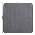 Laura Hill XL Electric Heated Blanket Throw Soft Coral Fleece with 10 Heat Settings - Grey