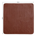 Laura Hill Electric Heated Blanket Throw Soft Coral Fleece w/ 9 Heat Settings - Brown