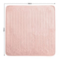 Laura Hill Electric Heated Blanket Throw Soft Coral Fleece w/ 9 Heat Settings - Pink