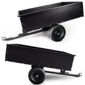 Kartrite 816kg Heavy-Duty Steel Dump Cart with Quick-Release Dumping Handle