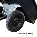 Kartrite Dump Cart 270kg Capacity Pneumatic Tyres Quick Release Pedal