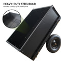 Kartrite Dump Cart 270kg Capacity Pneumatic Tyres Quick Release Pedal