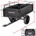 Kartrite 430kg Heavy Duty Steel Dump Cart with Foot Pedal Dumping System