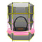 Kahuna 4.5ft Trampoline with Safety Net Spring Pad Yellow