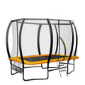 Kahuna 6ft x 9ft Rectangular Outdoor Trampoline Orange