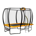 Kahuna 6x9ft Rectangular Trampoline Basketball Hoop Orange