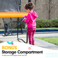 Kahuna 6x9ft Rectangular Outdoor Trampoline LED Basketball