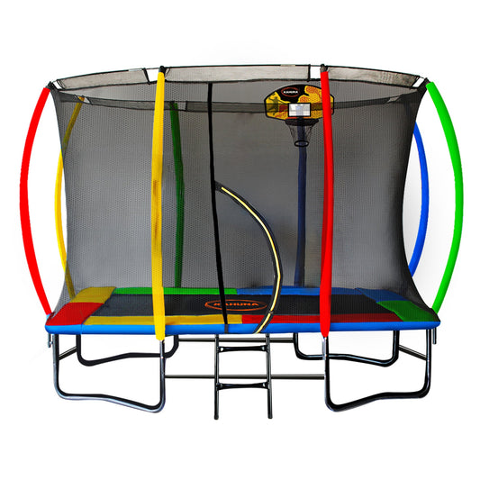 Kahuna 6x9ft Rectangular Outdoor Trampoline Basketball Set