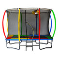 Kahuna Trampoline 6x9ft LED Light Basketball Hoop Set