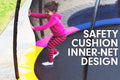 Kahuna 8ft Rainbow Trampoline Kids Safety Enclosure Fitness