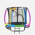 Kahuna 8ft Trampoline with Enclosure Basketball Hoop Ladder