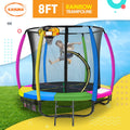 Kahuna 8ft Trampoline with Enclosure Basketball Hoop Ladder