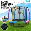 Kahuna 8ft Trampoline with Enclosure Basketball Hoop Ladder