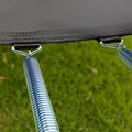 Kahuna 12ft Trampoline Purple with Ladder Net Spring Mat Safety Pad